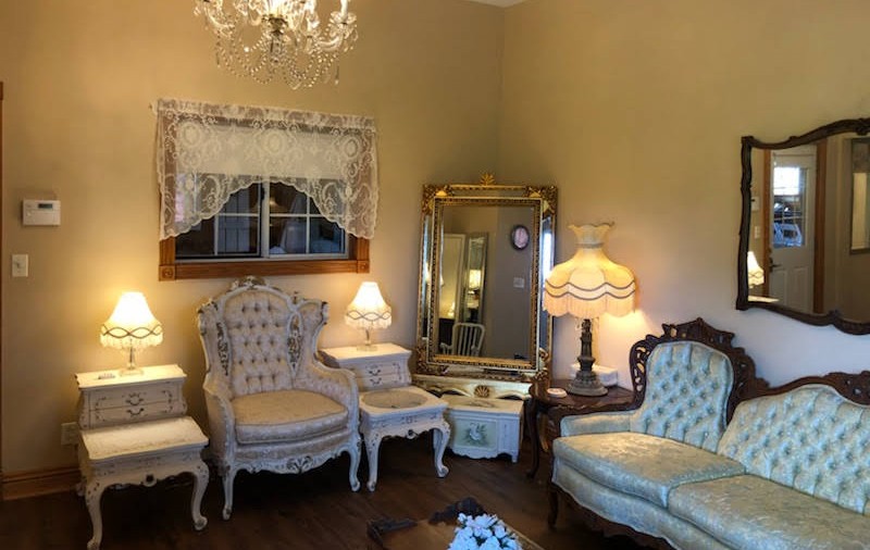 Private Bridal Suite with powder room